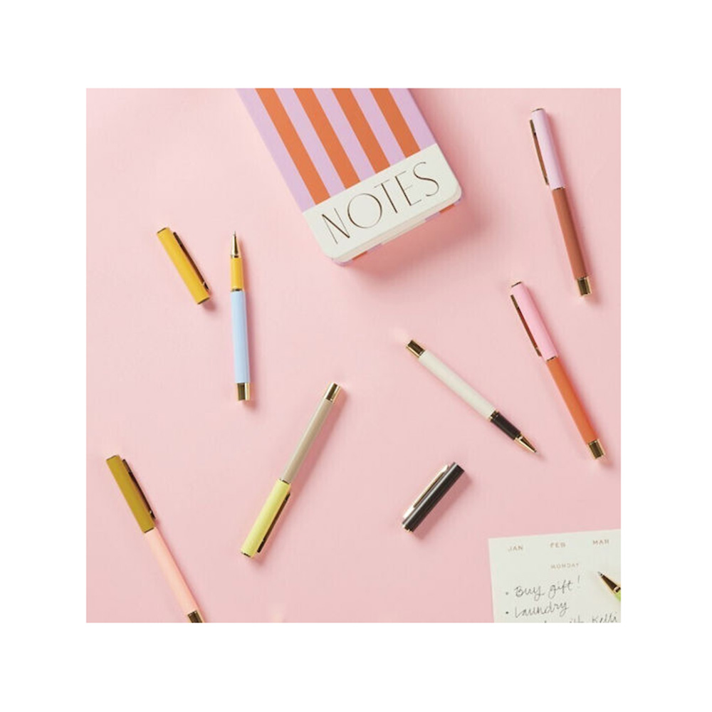 Σετ 2 Στυλό Colour Block Pens Lilac & Cornflower DCBS-100 Designworks  - 2