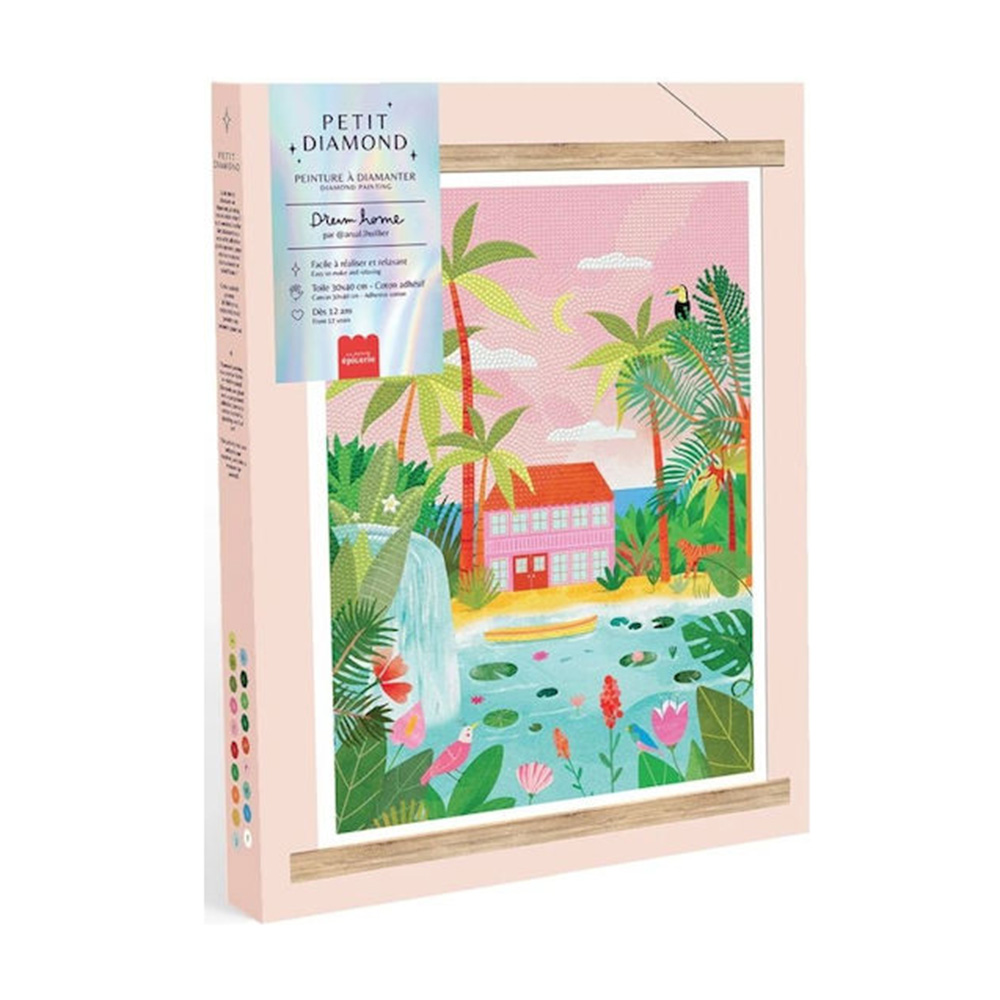 Σετ Ζωγραφικής με Διαμάντια -Petit  Diamond  Dream Home 352011 La Petit Épicerie - 114817