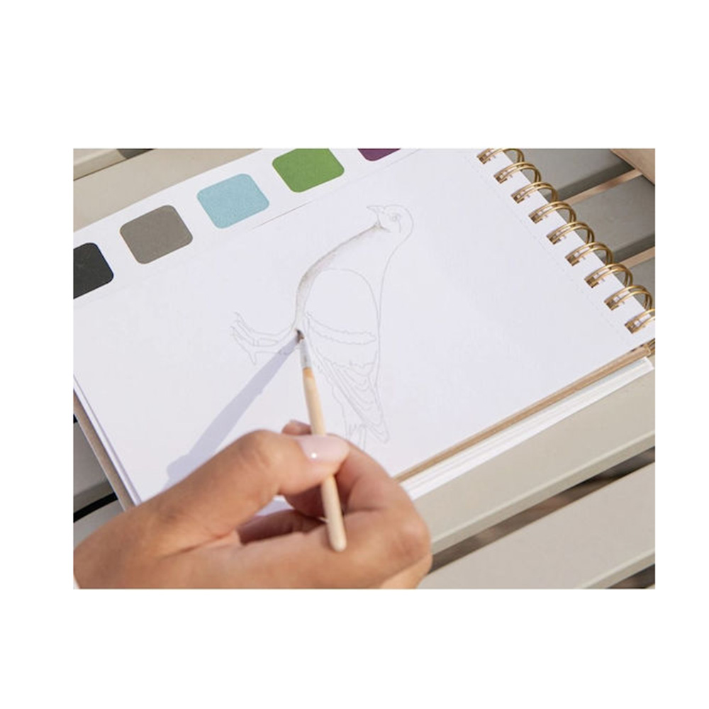 Σετ Ζωγραφικής - Βιβλίο Ταξιδιού Ακουαρέλα - Άνοιξη στο Παρίσι 357002  La Petit Épicerie - 2