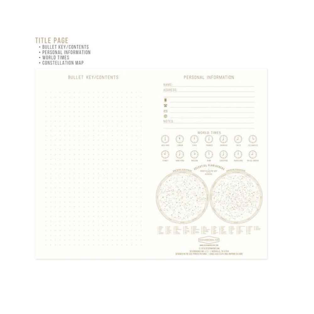 Σημειωματάριο Celestial Bookcloth Journal - Terracotta Sun 240Φ JB85-2222 Designworks - 1