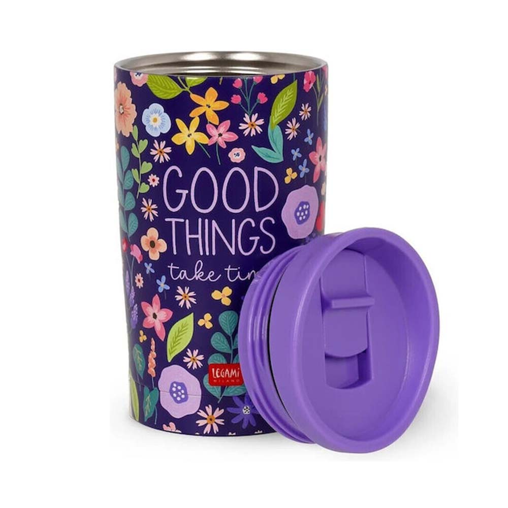 Κούπα Θερμός Ανοξείδωτο - Hot&Cold 275ml Flowers NTUM0005 Legami - 1