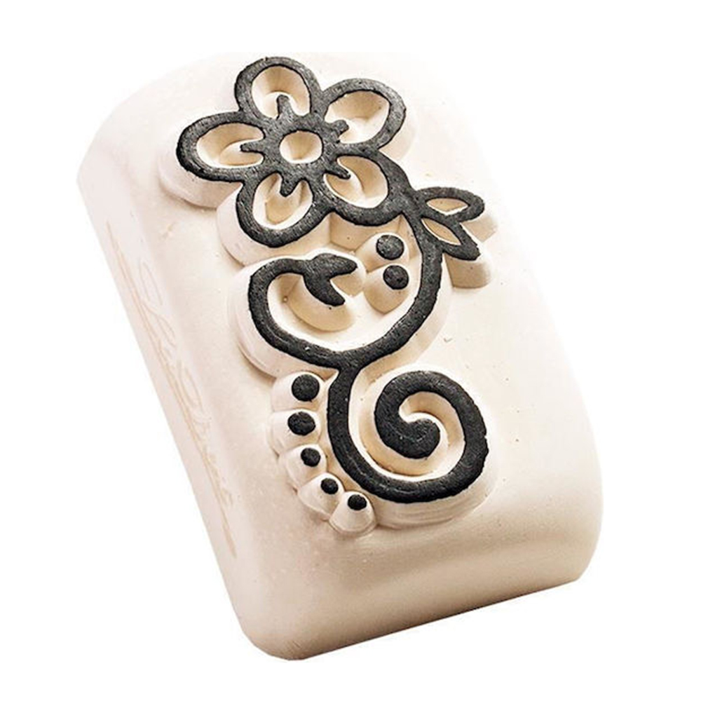 Στάμπα Για Τατουάζ Απο Πέτρα Medium Curl Flower LAM175 LaDot - 3