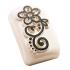 Στάμπα Για Τατουάζ Απο Πέτρα Medium Curl Flower LAM175 LaDot - 3