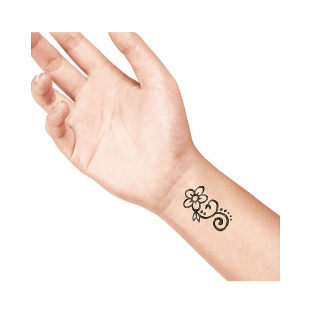 Στάμπα Για Τατουάζ Απο Πέτρα Medium Curl Flower LAM175 LaDot - 1