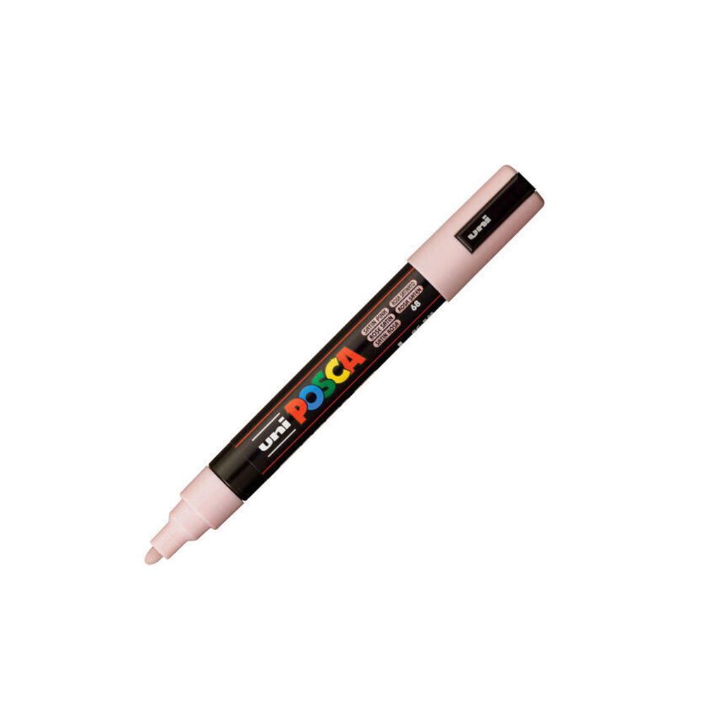 Μαρκαδόρος Ανεξίτηλος Posca Medium 1.8-2.5mm Satin Pink PC-5M Uni - 2