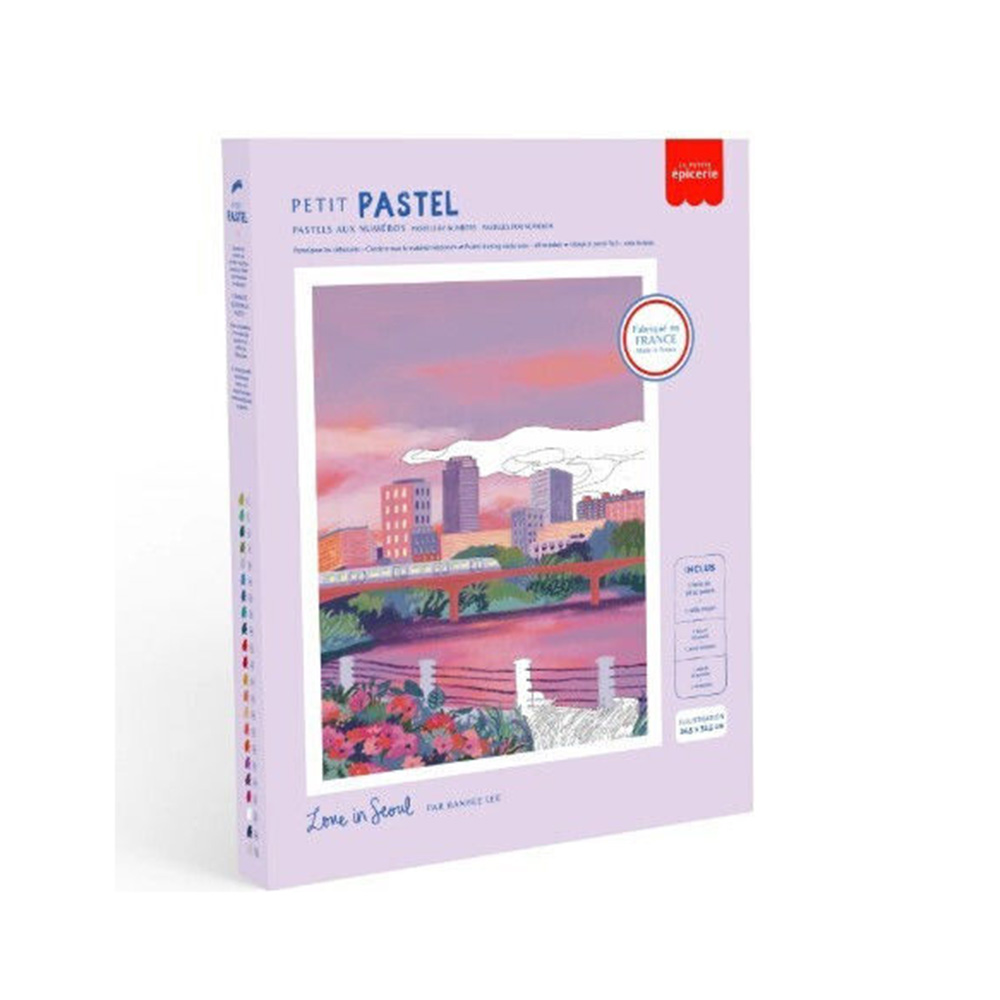Σετ Ζωγραφικής με Αριθμούς & Λαδοπαστέλ - Petit Pastel Love in Seoul 356002 La Épicerie - 114865