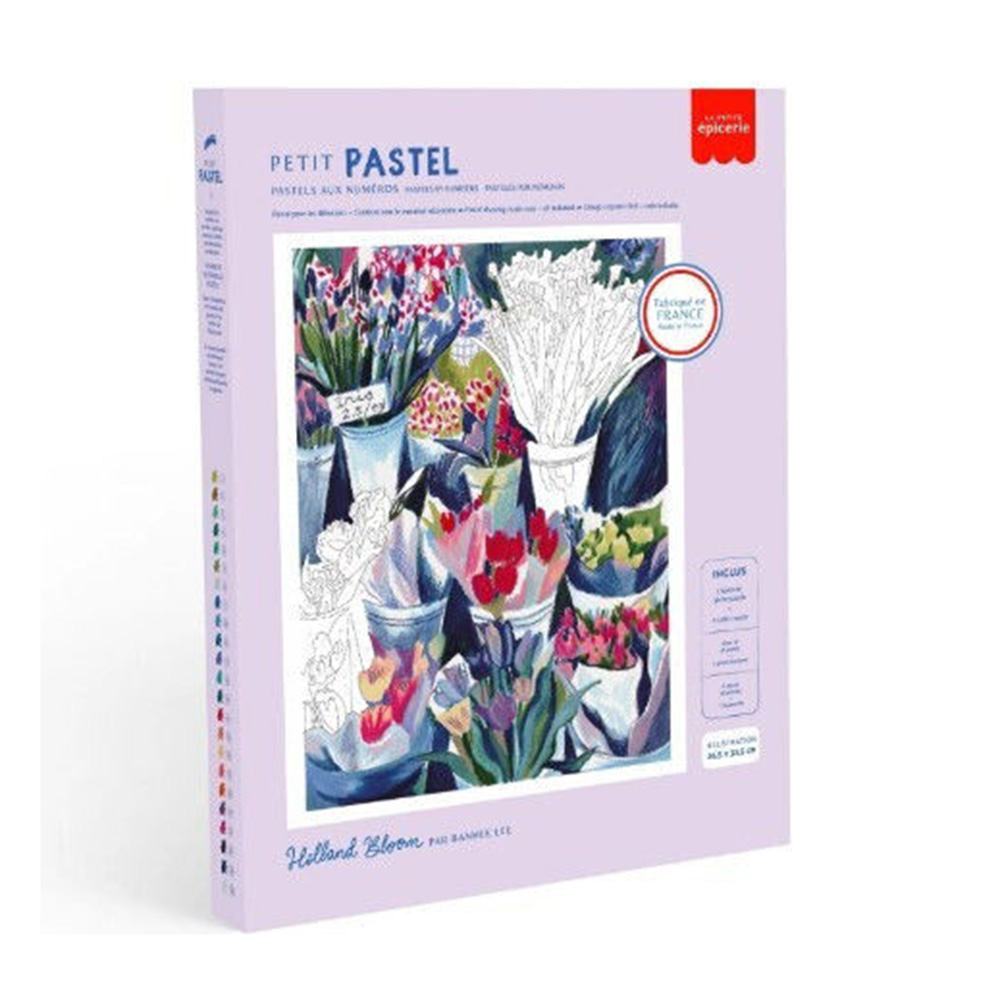 Σετ Ζωγραφικής με Αριθμούς & Λαδοπαστέλ - Petit Pastel Holland Bloom 356001 La Épicerie - 114860