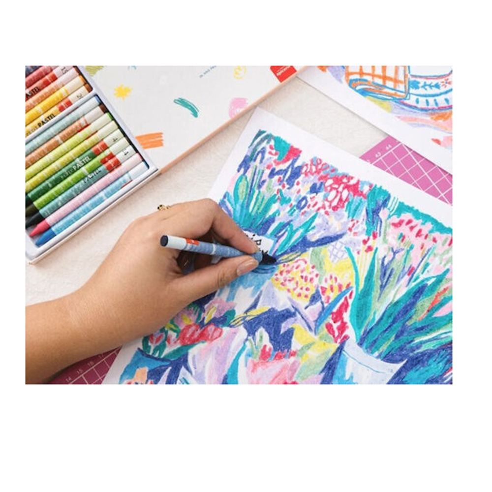 Σετ Ζωγραφικής με Αριθμούς & Λαδοπαστέλ - Petit Pastel Holland Bloom 356001 La Épicerie - 2