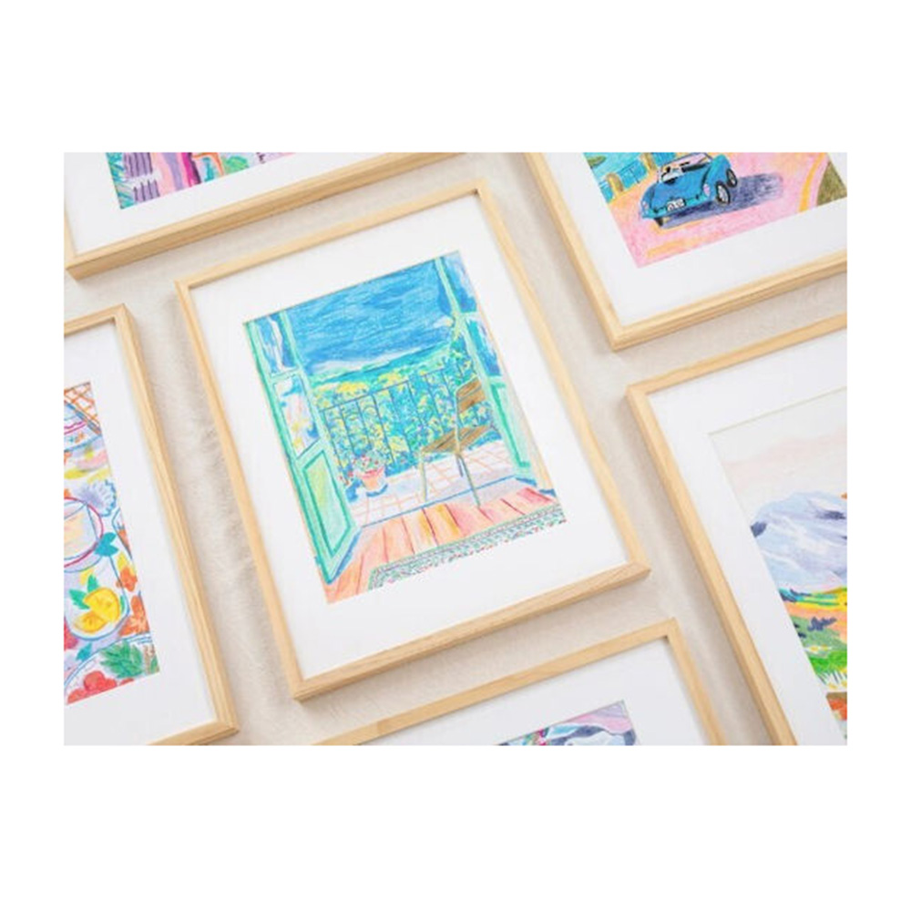 Σετ Ζωγραφικής με Αριθμούς & Λαδοπαστέλ - Petit Pastel La Mer Pour Horizon 356004 La Épicerie - 1