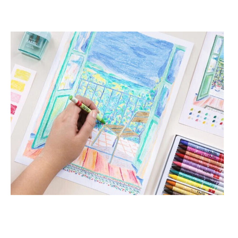 Σετ Ζωγραφικής με Αριθμούς & Λαδοπαστέλ - Petit Pastel La Mer Pour Horizon 356004 La Épicerie - 2