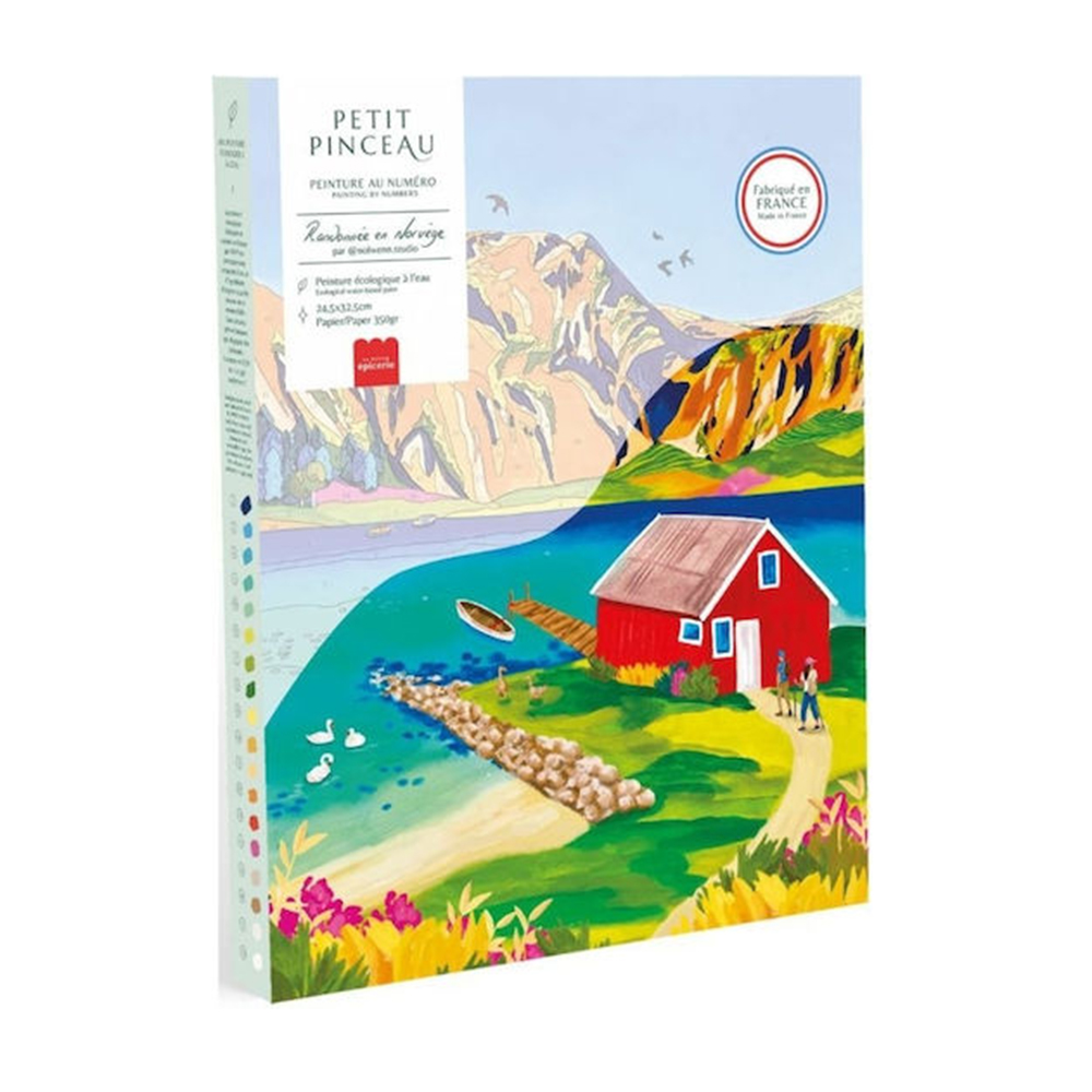 Σετ Ζωγραφικής με Αριθμούς Petit Pinceau Norvege 350056 La Epicerie - 118703
