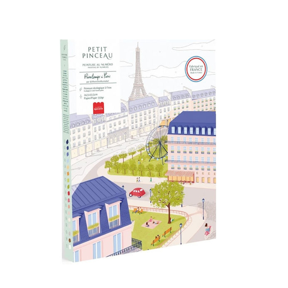 Σετ Ζωγραφικής με Αριθμούς Petit Pinceau Un printemps à Paris 350048 La Épicerie - 114797