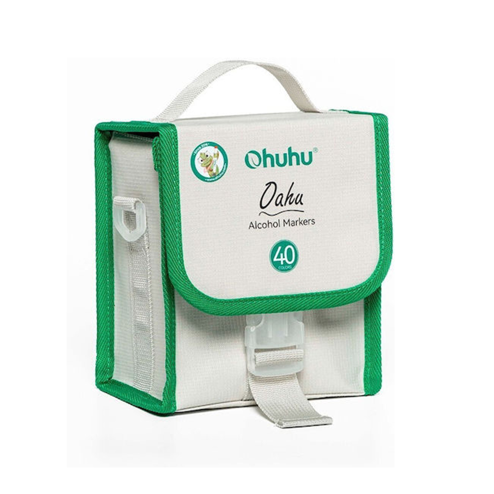 Μαρκαδόροι Αλκοόλης 40 τεμαχίων Διπλής Μύτης Oahu Fine & Chisel OHU-Y30-80404-99 Ohuhu - 114535