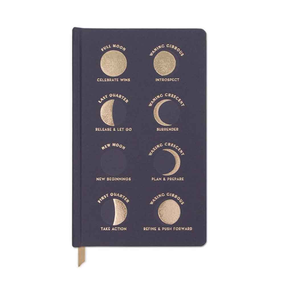 Σημειωματάριο Cloth Journal - Moon Phases Matte Satin 21x13cm 240Φ JB85-2050  Designworks - 114997