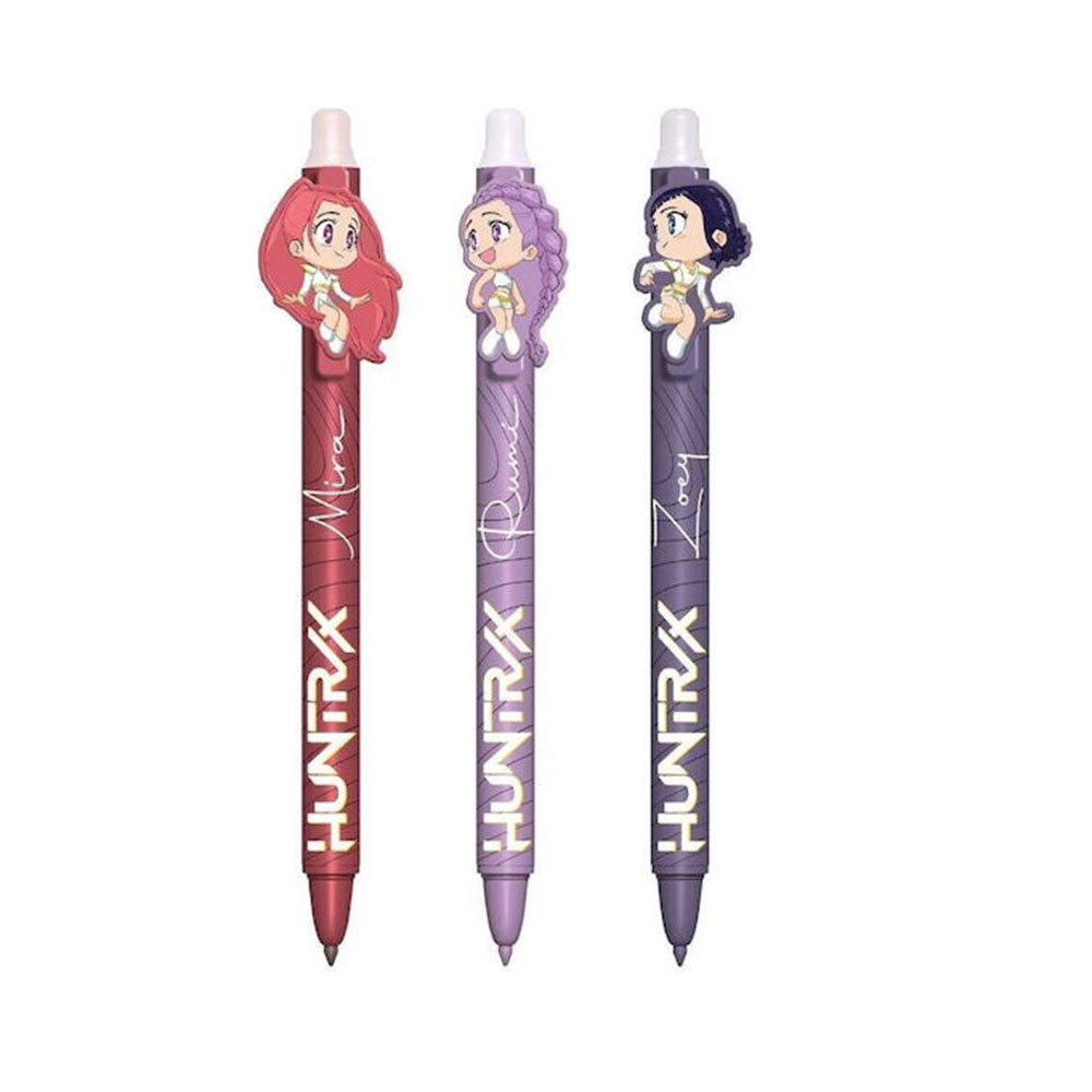 Σετ Στυλό Gel Eresable με Μπλε Μελάνι K-Pop Demon Hunters SR2510672 Pyramid International - 113349