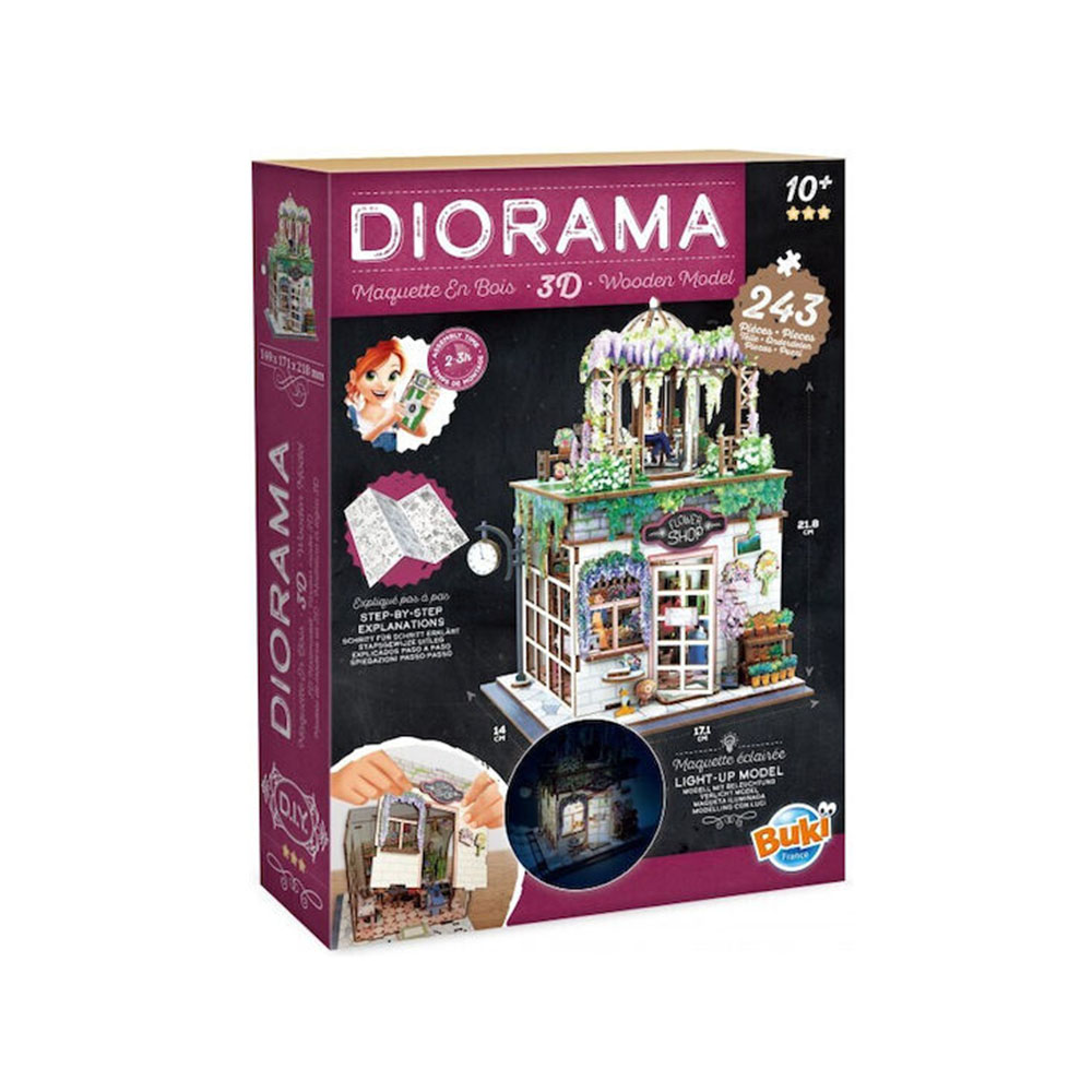 Ξύλινη Κατασκευή 3D Florist’s Diorama 10+ ετών 68075 Buki France - 113393