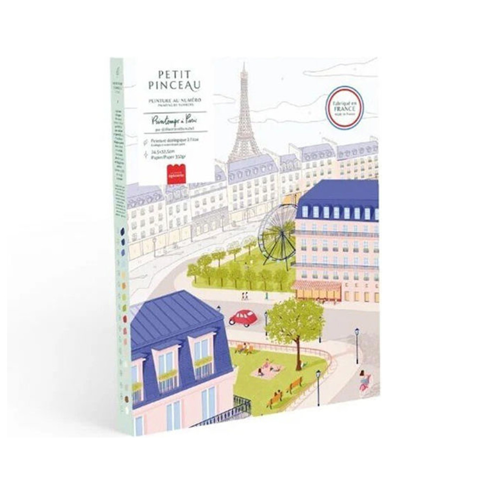 Σετ Ζωγραφικής με Αριθμούς Petit Pinceau Un printemps à Paris 350048 La Épicerie - 4