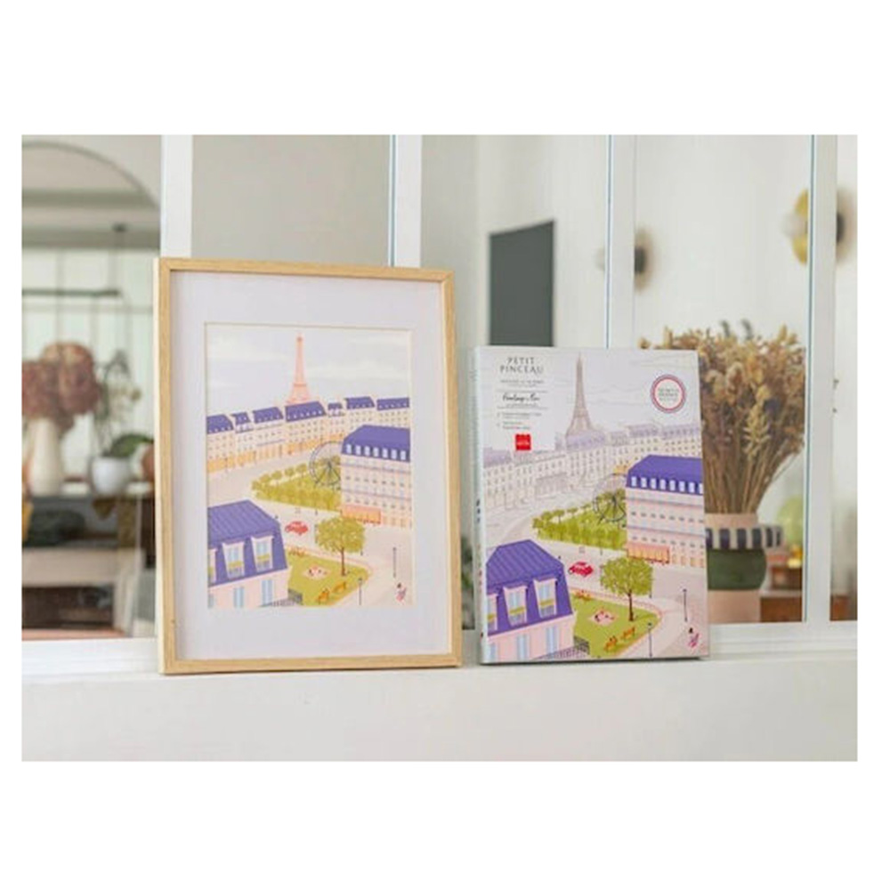 Σετ Ζωγραφικής με Αριθμούς Petit Pinceau Un printemps à Paris 350048 La Épicerie - 2