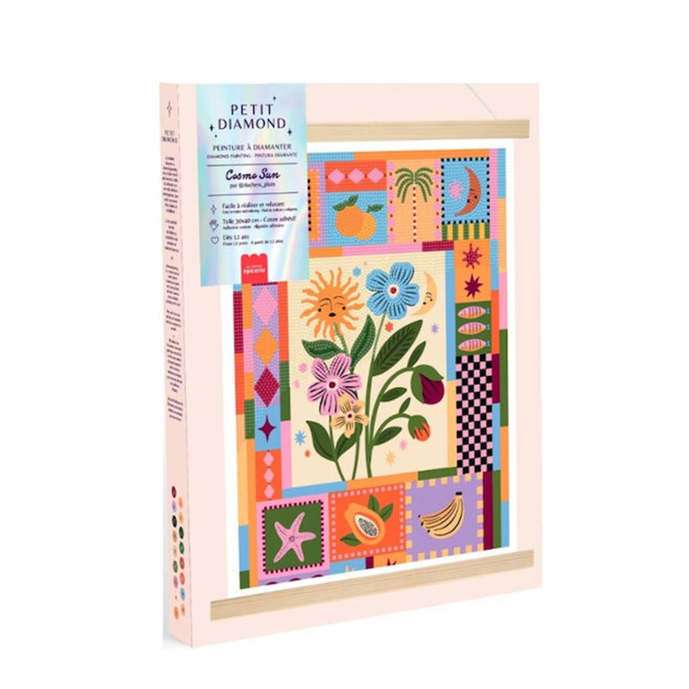 Σετ Ζωγραφικής με Διαμάντια -Petit Diamond Cosmo Sun 352017 La Petit Épicerie - 3
