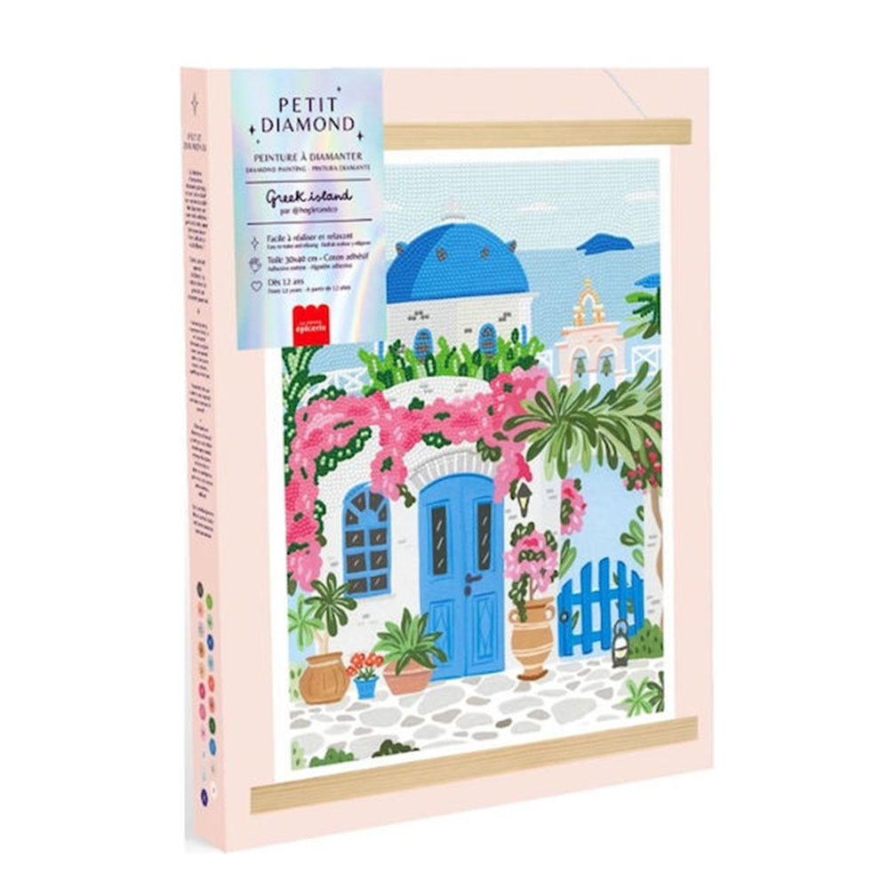Σετ Ζωγραφικής με Διαμάντια - Petit Diamond Greek Island 352014 La Petit Épicerie - 1