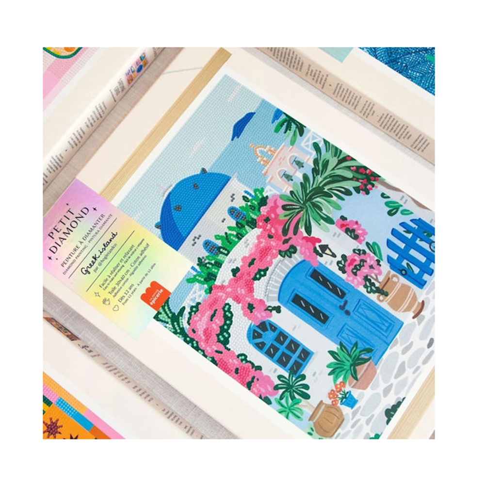 Σετ Ζωγραφικής με Διαμάντια - Petit Diamond Greek Island 352014 La Petit Épicerie - 3