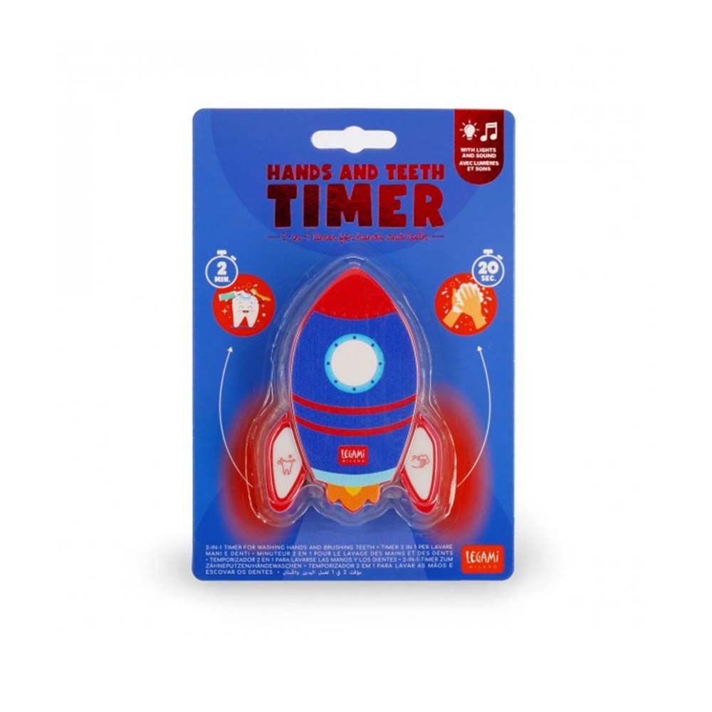 Timer Πλύσιμο Χεριών Και Βούρτισμα Δοντιών - Space - Hands and Teeth Timer 2-in-1 KTIM0002 Legami - 110975