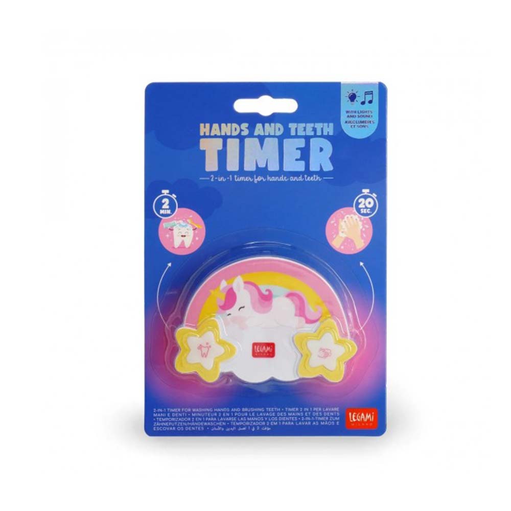 Timer Πλύσιμο Χεριών Και Βούρτισμα Δοντιών - Unicorn - Hands and Teeth Timer 2-in-1 KTIM0001 Legami - 110970