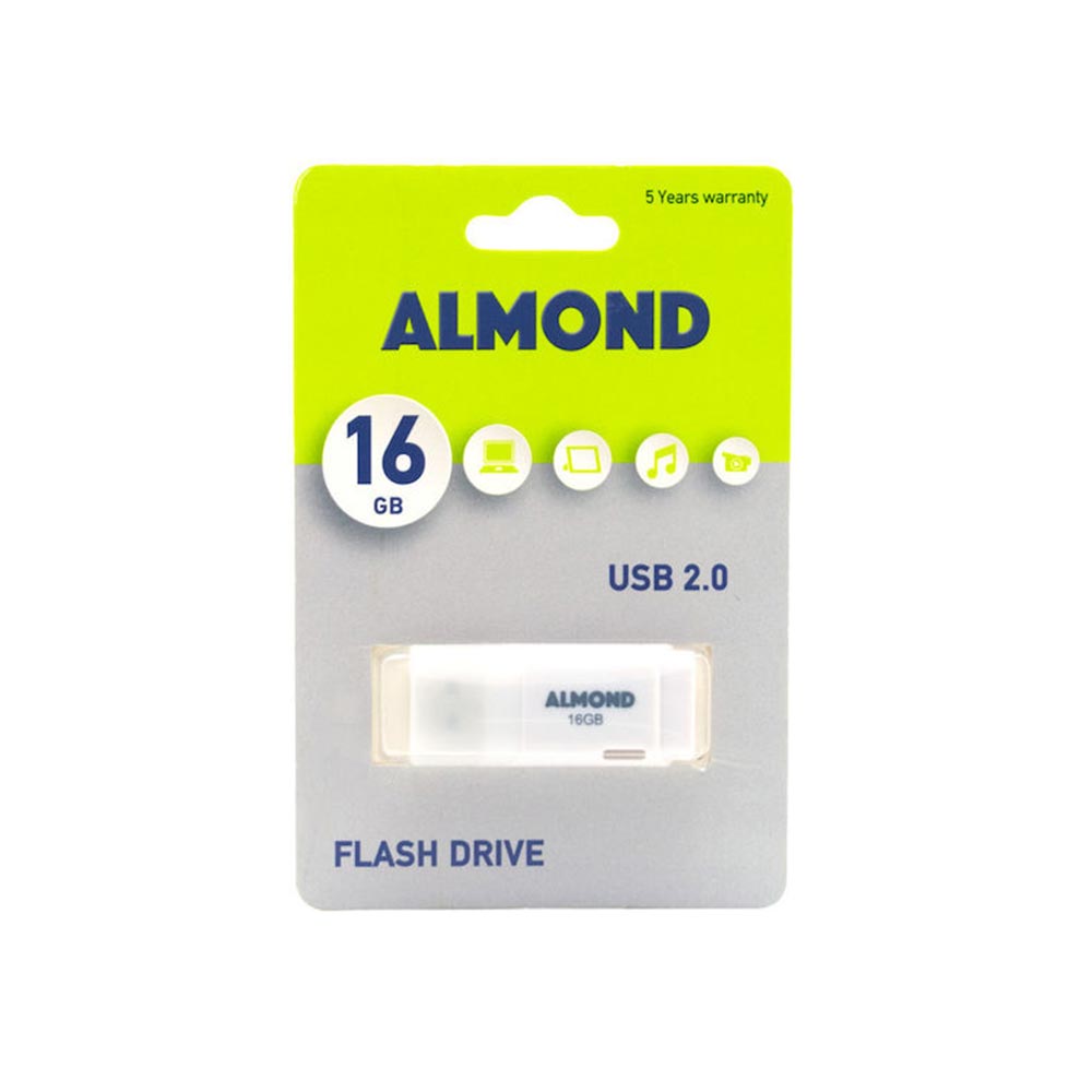Flash Drive USB 16Gb Prime Λεύκο Almond - 120405