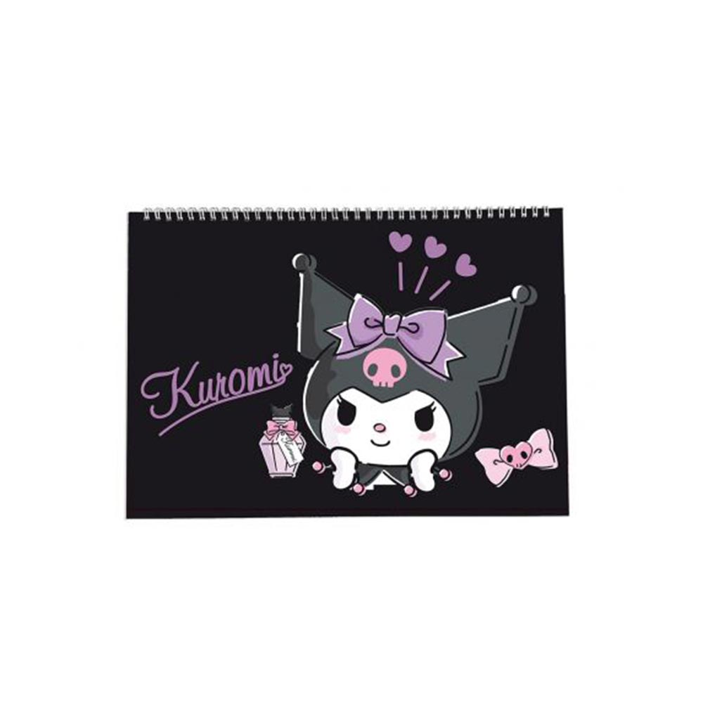 Μπλοκ Ζωγραφικής Kuromi Α4 30Φ 2 Σχέδια 25218 Graffiti - 105038