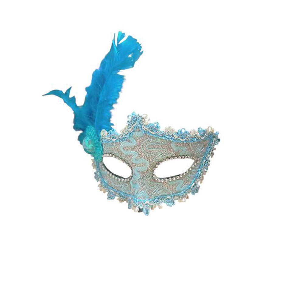 Αποκριάτικη Μάσκα Βενετσιάνικη με Φτερά και Πούλιες 3315 Carnavalista  - 111787