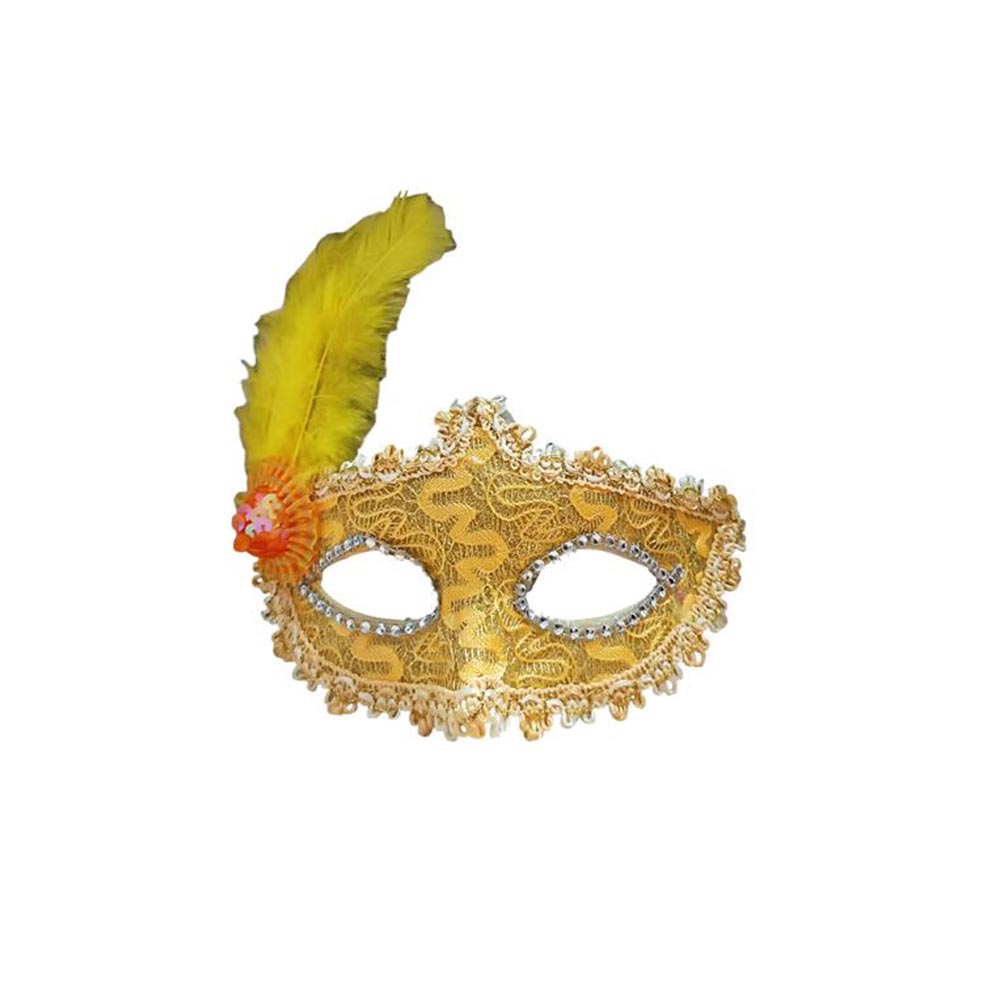 Αποκριάτικη Μάσκα Βενετσιάνικη με Φτερά και Πούλιες 3315 Carnavalista  - 111789