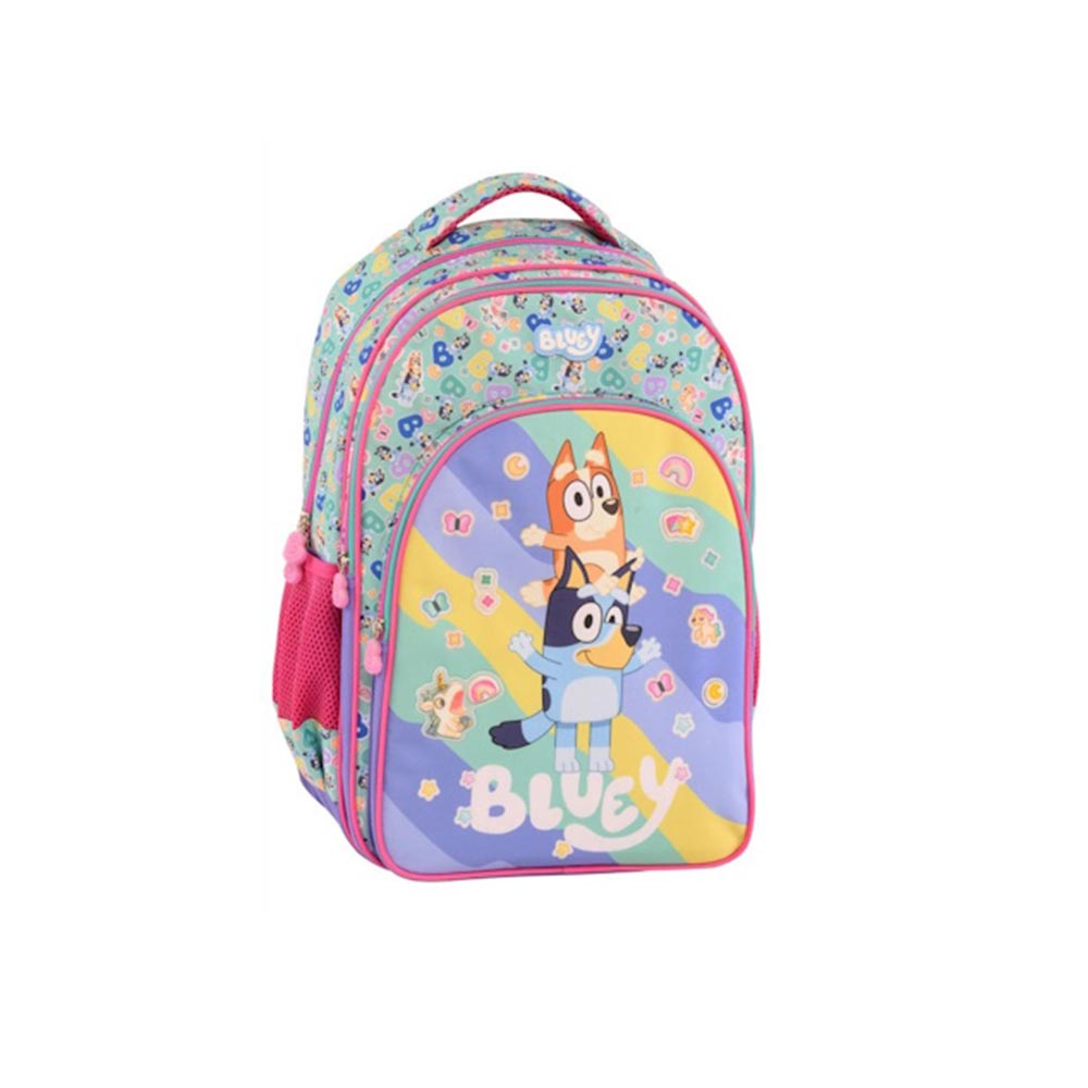 Τσάντα Πλάτης Δημοτικού Stickers Rain Bluey 250211 Graffiti - 103887