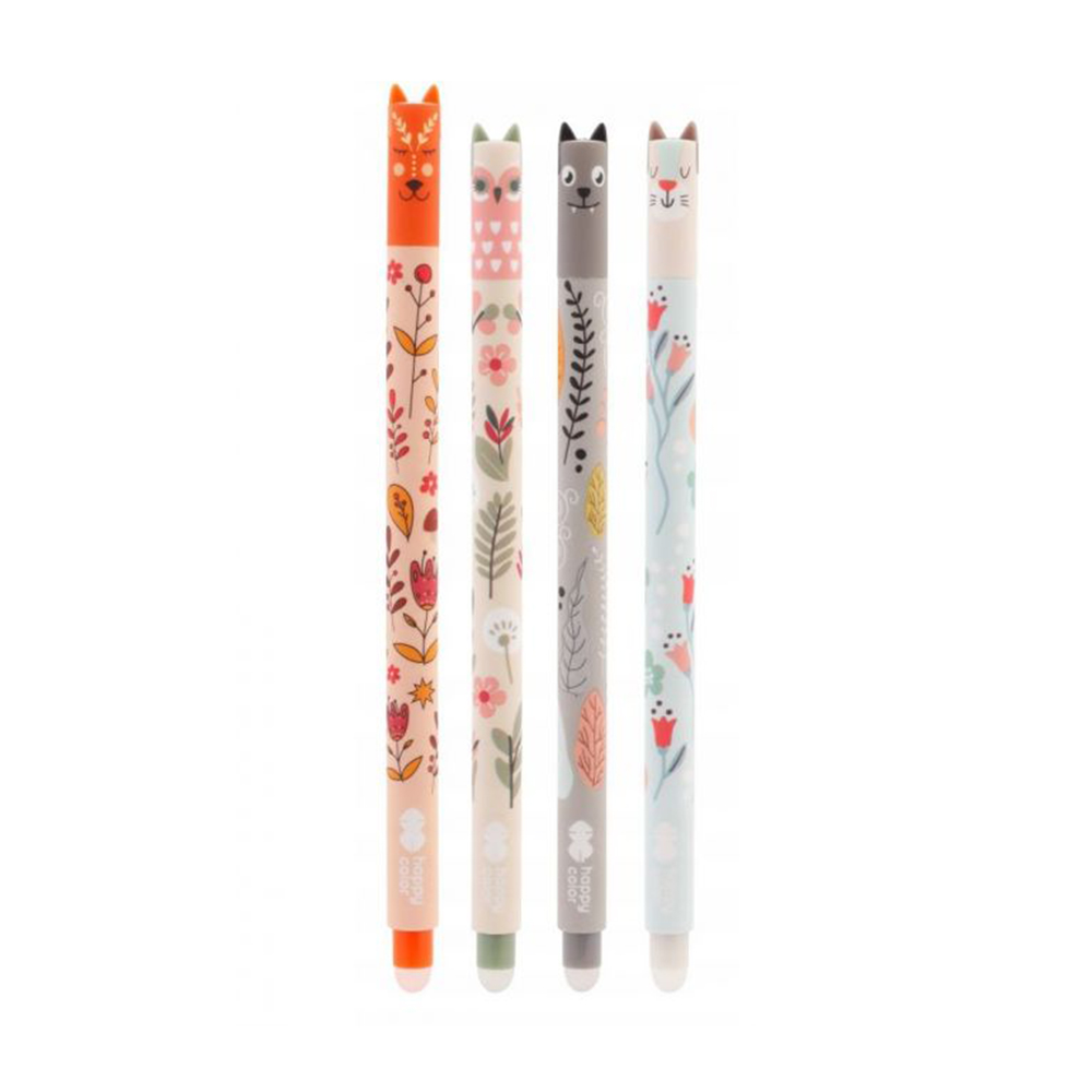 Στυλό Gel Με Μπλε Mελάνι Uszaki Σε Διάφορα Σχέδια 018664 Happy Color - 112156