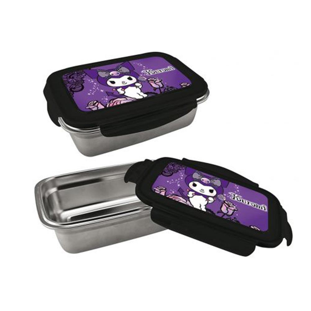 Δοχείο Φαγητού Ανοξείδωτο Purple Laces Kuromi 800ml 252423 Graffiti - 105059