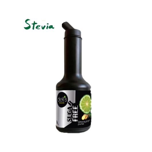 ΣΠΙΤΙΚΟ ΑΝΑΨΥΚΤΙΚΟ LIME & GINGER ΜΕ ΣΤΕΒΙΑ DELL'S 1Lt