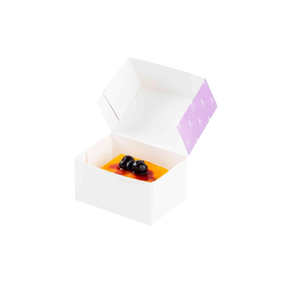 PASTRY BOX No2 "CAKE BOX" 14x10x7,5cm EASY OPEN 25pcs