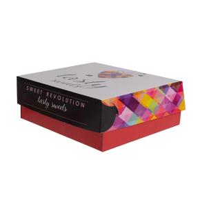 ΚΟΥΤΙ ΖΑΧΑΡΟΠΛΑΣΤΕΙΟΥ No15 ''TASTY SWEETS'' 25x25x8cm 10kg (~77ΤΕΜ)