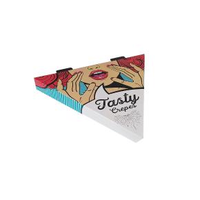 PAPER TRIANGLE CREPE BOX "TASTY GIRL" 10kg (~170 pieces)