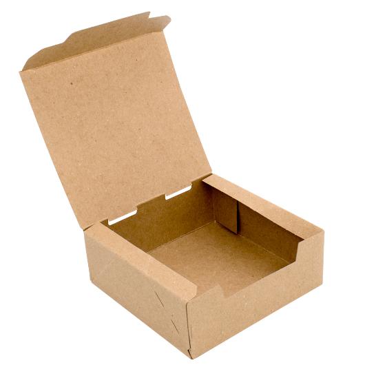 ΚΟΥΤΙ KRAFT ΠΑΤΑΤΑΣ ΜΕ ΕΥΚΟΛΟ ΑΝΟΙΓΜΑ 13x13x5,5cm (EASY OPEN) 25ΤΕΜ