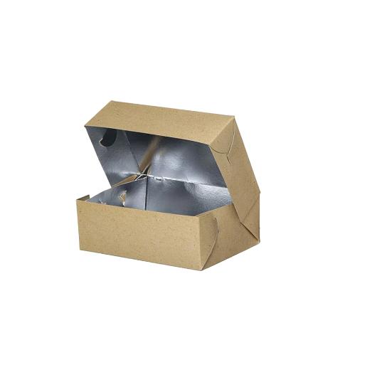 GRILL BOX Τ42 "KRAFT" SMALL PORTION OF POTATOES 14x10.5x4.8cm 10kg (~257pcs)