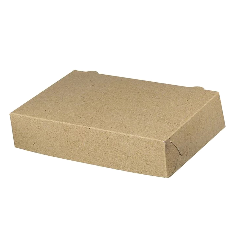 GRILL BOX LARGE PORTION Τ44 ''KRAFT'' 25x17.5x6cm 10kg (~107pcs)