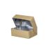 GRILL BOX Τ3 "KRAFT" SMALL CHICKEN 19x14.5x8cm 10kg (~128pcs)-2