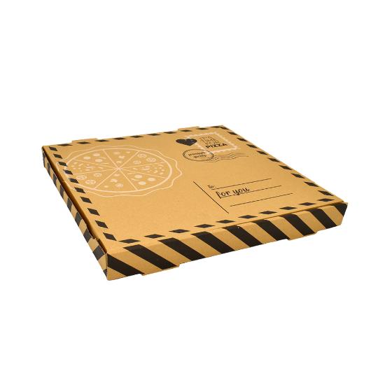 PIZZA BOX "LETTER" 28x28x4cm 100pcs