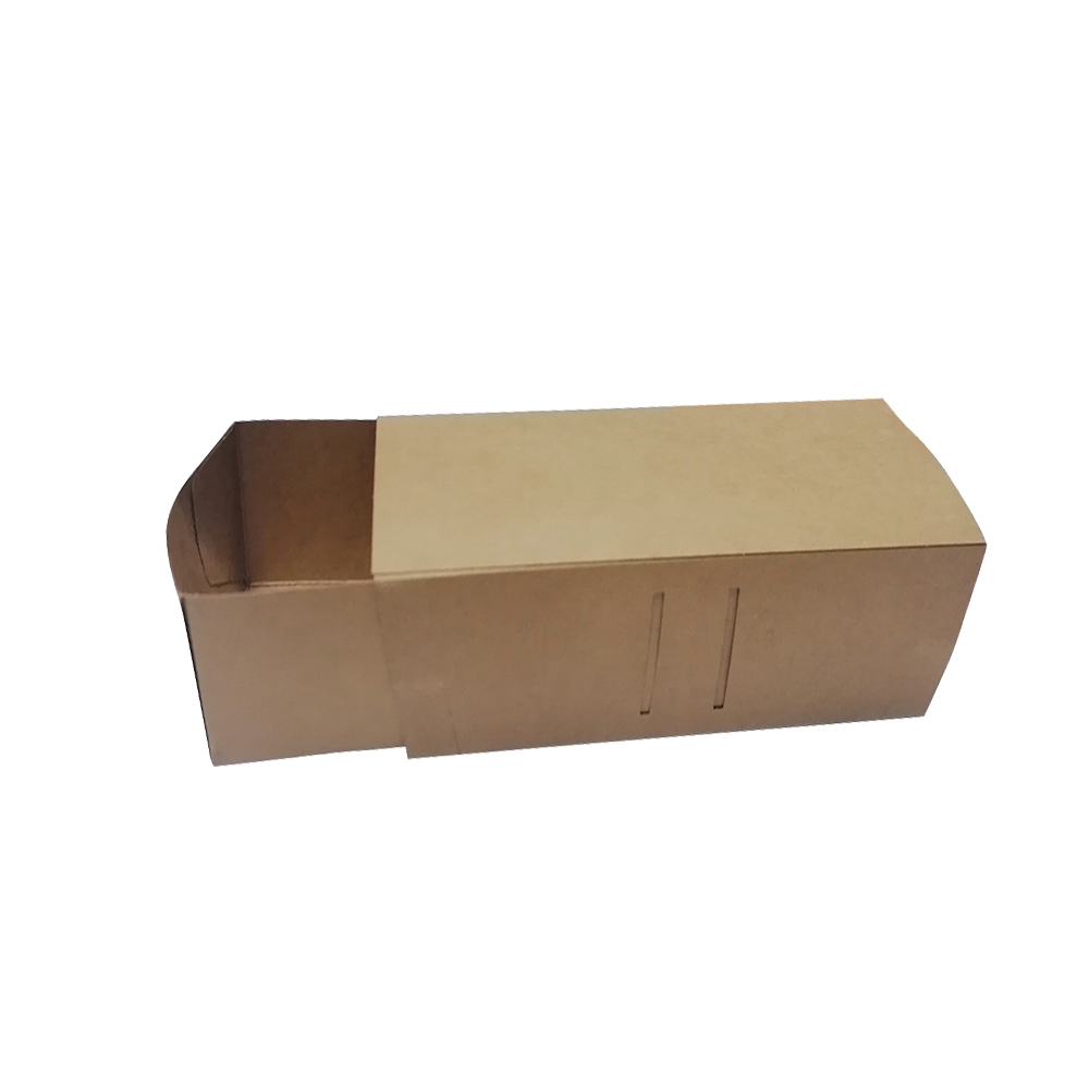 LLARGE KRAFT BOAT WITH EASY OPENING 19x8.5x5cm (EASY OPEN) BROWN 100pcs