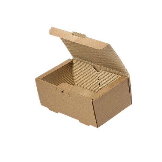 KOYTI DOUBLE BURGER KRAFT ΚΑΦΕ 22x12,6x8,3cm 100ΤΕΜ
