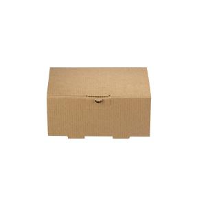2 – LAYER KRAFT PAPER CLUB SANDWICH FOOD BOX 22x17,6x5,5cm 100pcs
