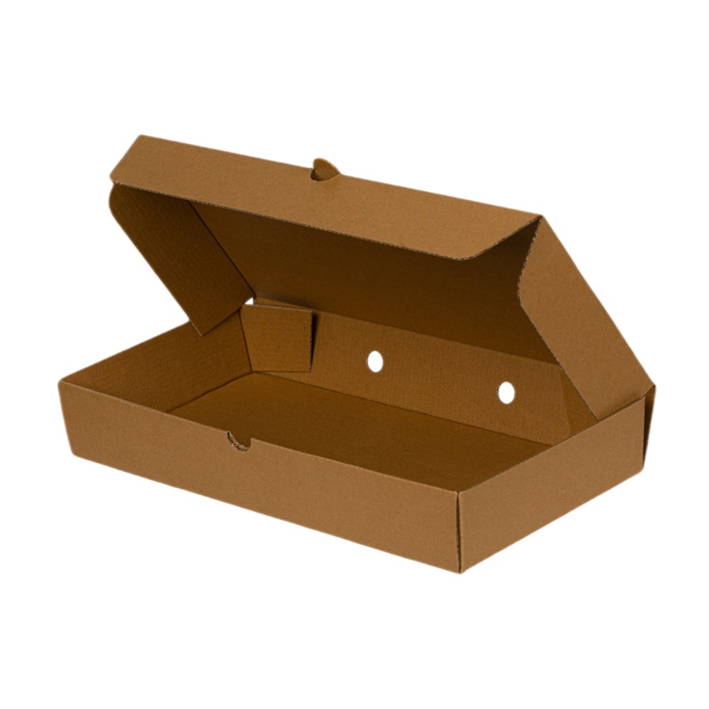 LARGE RECTANGULAR KRAFT FOOD BOX 31x15,5x5cm 100pcs