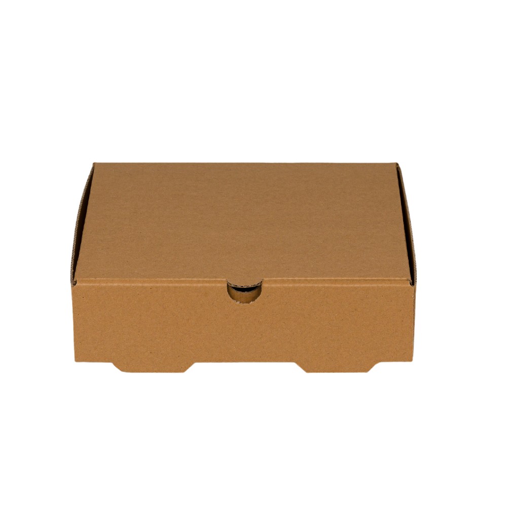 SQUARE WAFFLE KRAFT FOOD BOX 20x20x5cm 100Ppcs