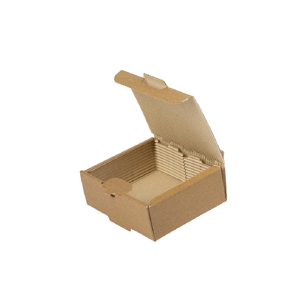 2 – LAYER KRAFT PAPER DOUBLE FRIES PORTION FOOD BOX 16x12,6x5,5cm 100pcs