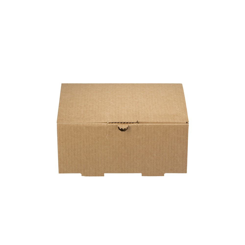 2 – LAYER KRAFT PAPER LARGE PORTION FOOD BOX 22,5x17x9,3cm 100pcs